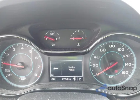 2017 Chevrolet Cruze Lt Auto z USA, uszkodzony, nr VIN 1G1BE5SM6H7189806